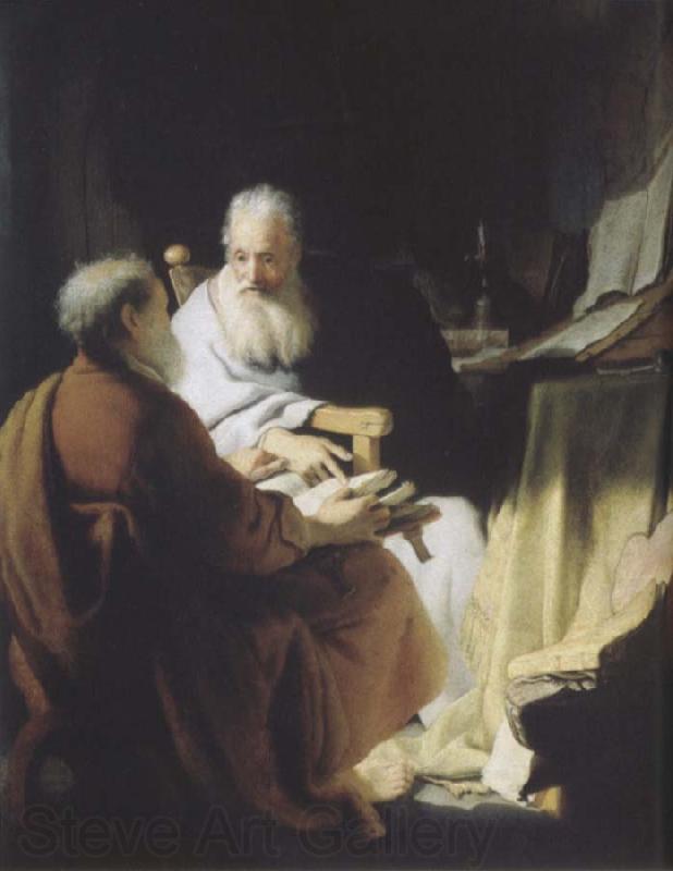 REMBRANDT Harmenszoon van Rijn Two Scholars